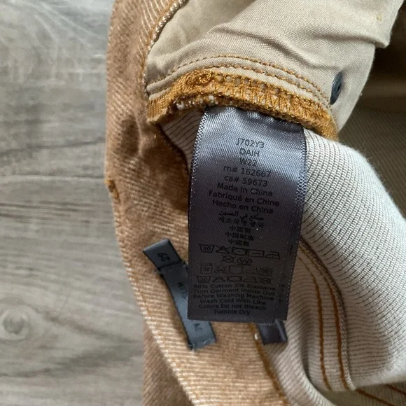 John Varvatos Brown JV 702 Slim Men's Pants Size 29